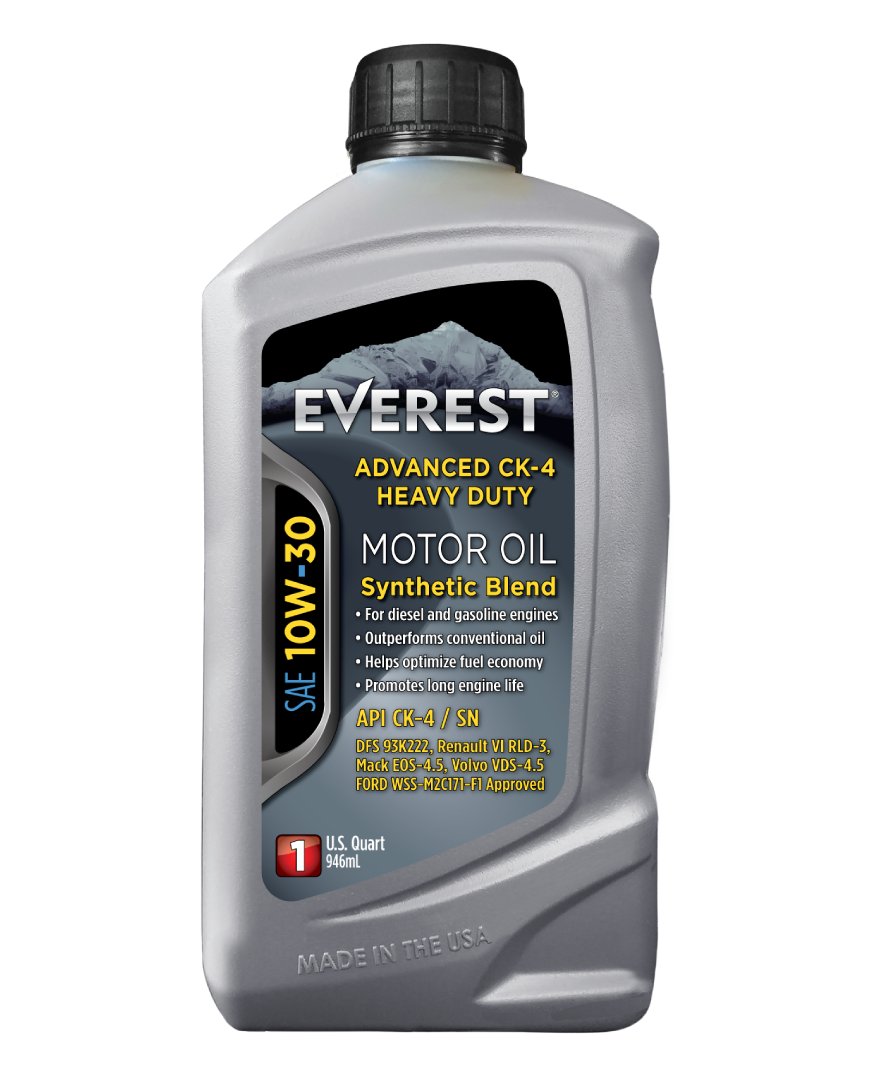 Everest Advanced CK-4 Synthetic Blend Heavy Duty SAE 10W-30 Diesel Engine Oil